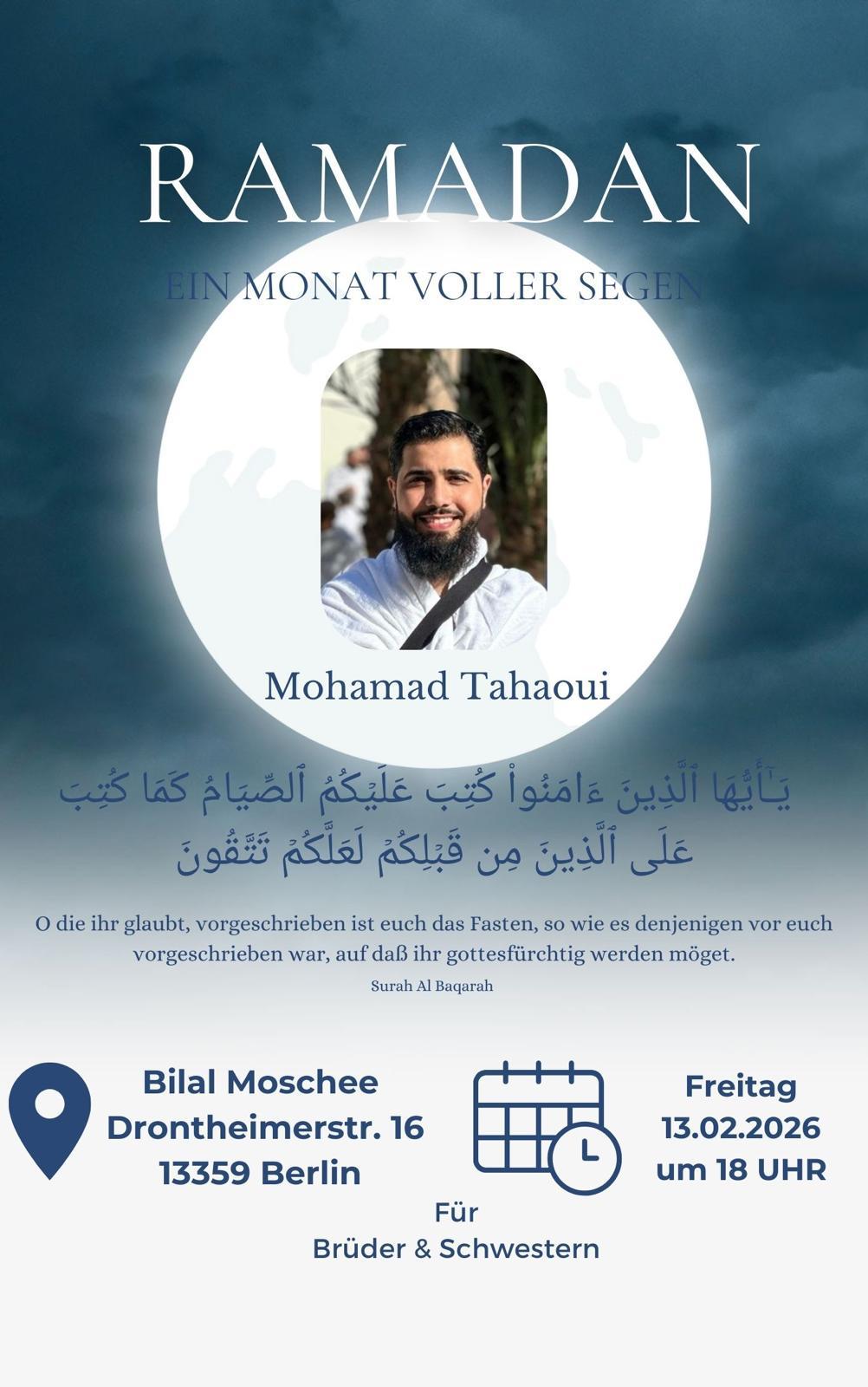 Vortrag über den Monat Ramadan